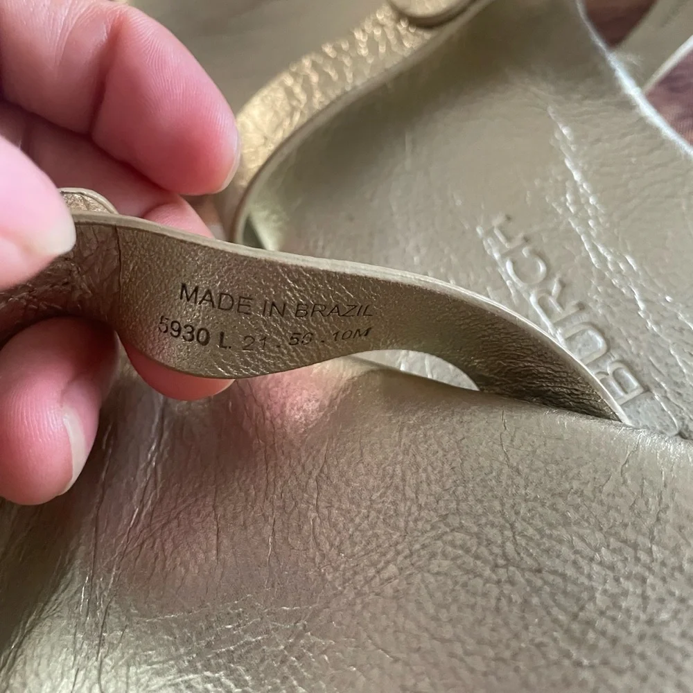 Tory Burch Gold Miller Sandals with Signature Medallion